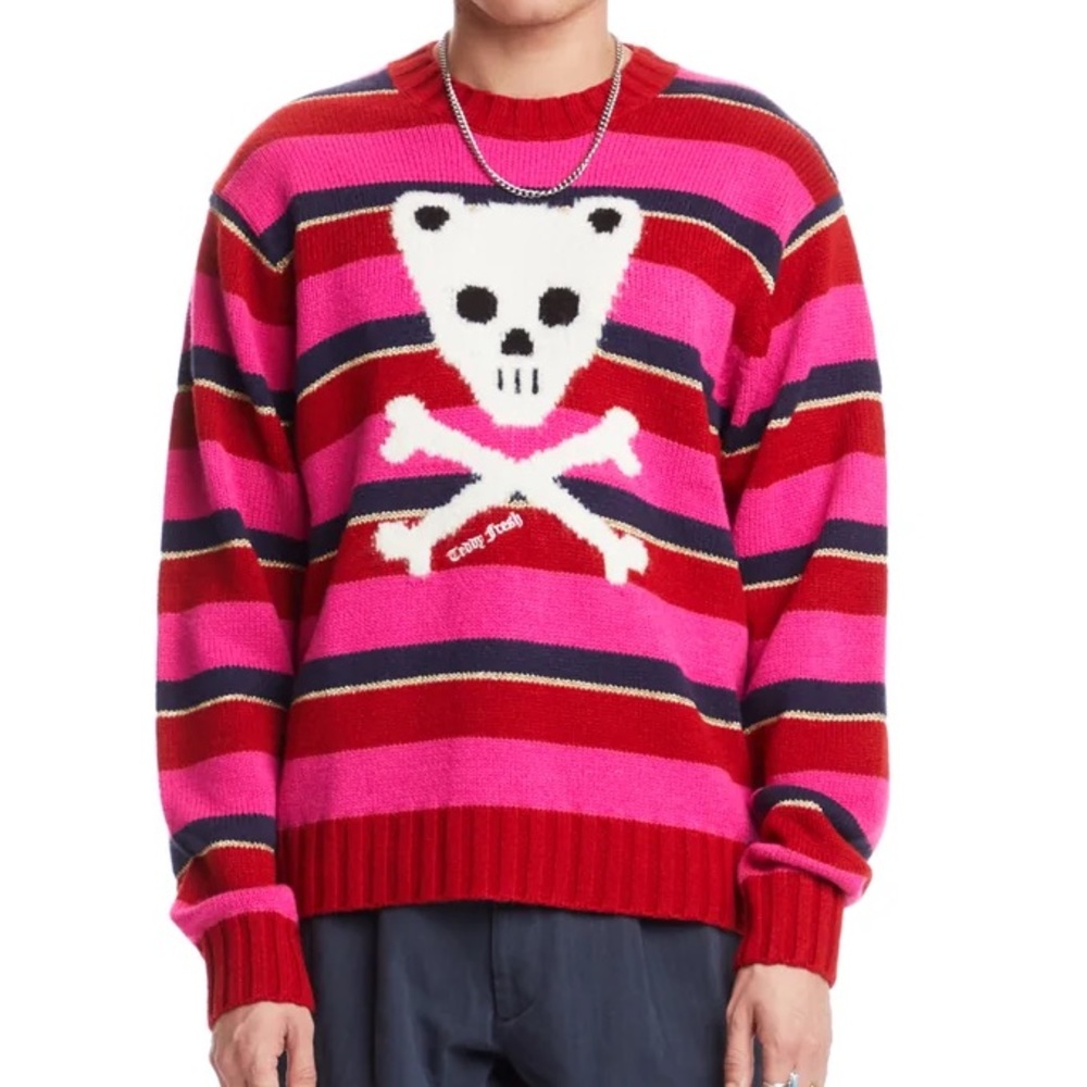 TEDDY SKULL AND CROSSBONES SWEATER